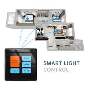 For Tuya Smart Zigbee Touch <strong>Switch</strong> Alexa Voice Remote Control Wall <strong>Switch</strong> <strong>with</strong> Wifi Connectivity for <strong>Light</strong> Control 10A Current - Product Image 6
