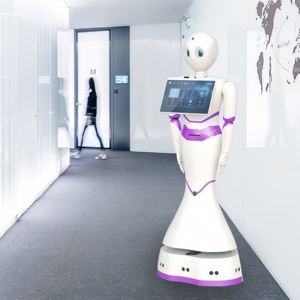 Robot di ricezione con introduzione guidata Robot di ricezione di benvenuto commerciale umanoide di alta qualità intelligenza artificiale - Product Image 3