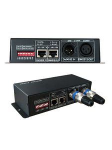 Decodificador de música DMX512 mejorado, decodificador de tira LED controlado, controlador RGB, decodificador de 3/4 canales, atenuador, controlador de atenuación de 12V y 24V - Product Image 2
