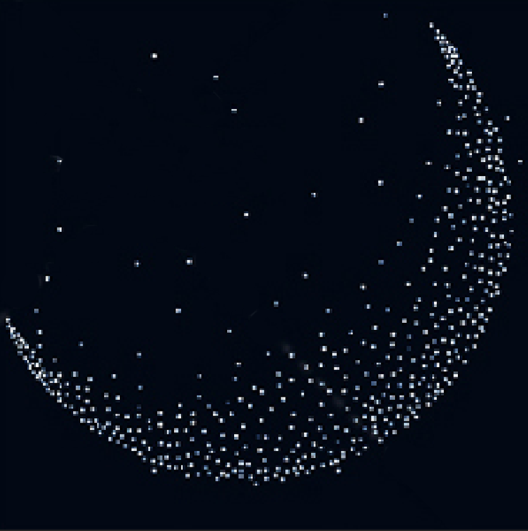 Motif (Grande Lune 60cm*60cm) (Blanc Uni)