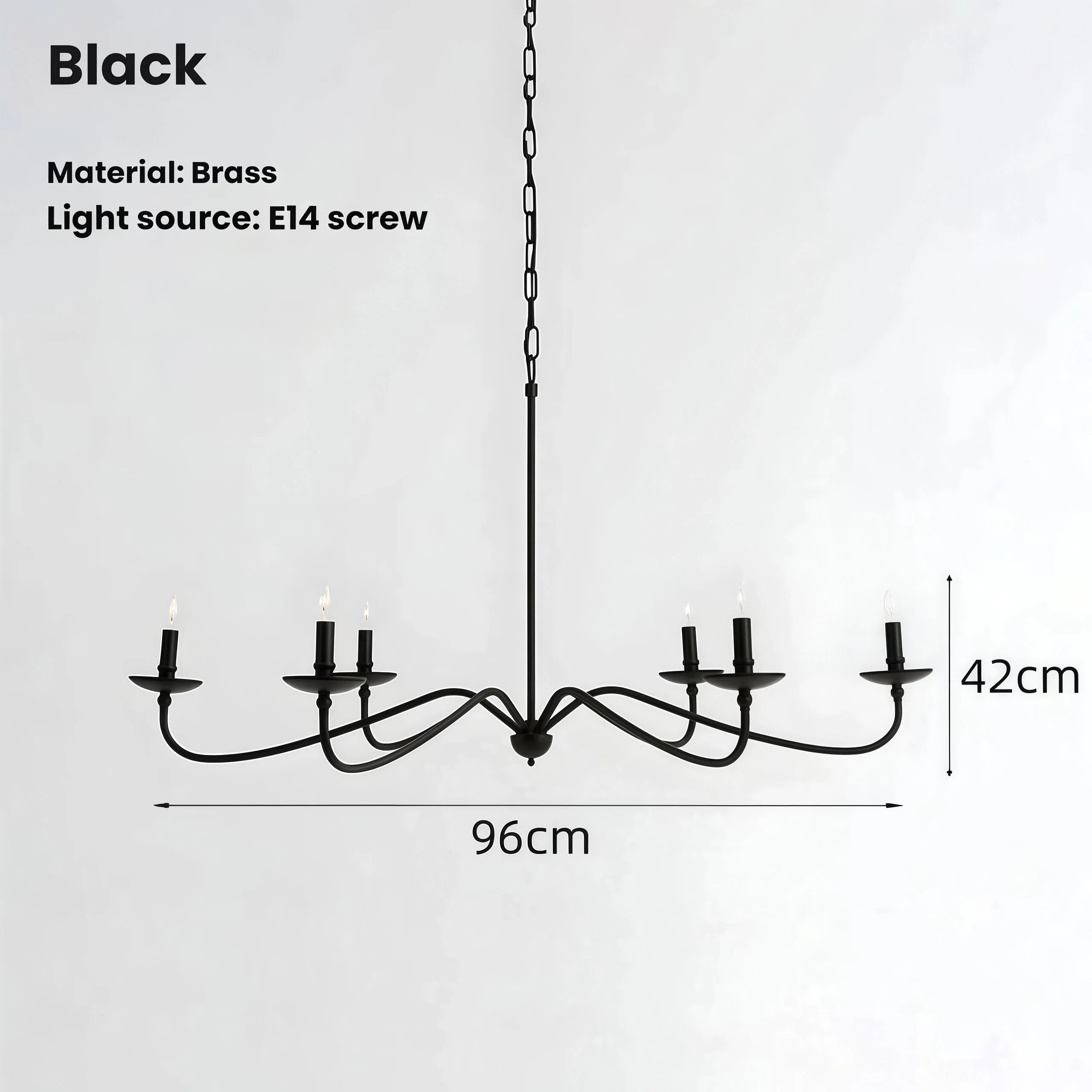 noir D96*H42CM