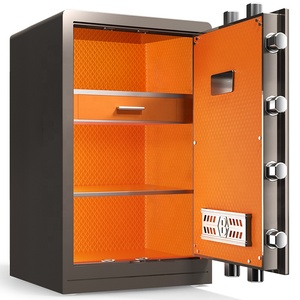 Caja fuerte ignífuga de acero a precio de fábrica fabricante de cajas fuertes de metal con cerradura de llave
