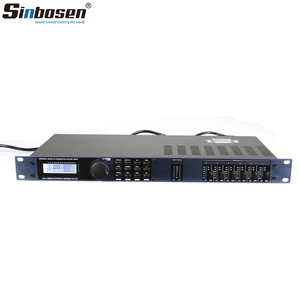 Digital de audio dsp Procesador 2 entrada 6 salida D-260 señal LED ecualizador karaoke ktv procesador de sistema - Product Image 2