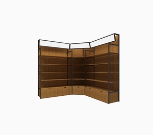Metall und Holz Supermarkt Regale mit Leitplanke Mutter und <span class=keywords><strong>Pop</strong></span> Lebensmittel abteilung Pet <span class=keywords><strong>Store</strong></span> Merchandise <span class=keywords><strong>Display</strong></span> Regale