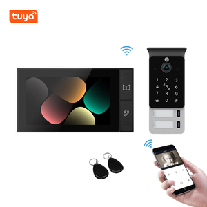 Tuya IP Video Intercom Türklingel mit 2MP Kamera Metall material Tuya App Code Zugangs kontrolle RFID-Karte Entsperren für 2 Wohnungen - Product Image 2