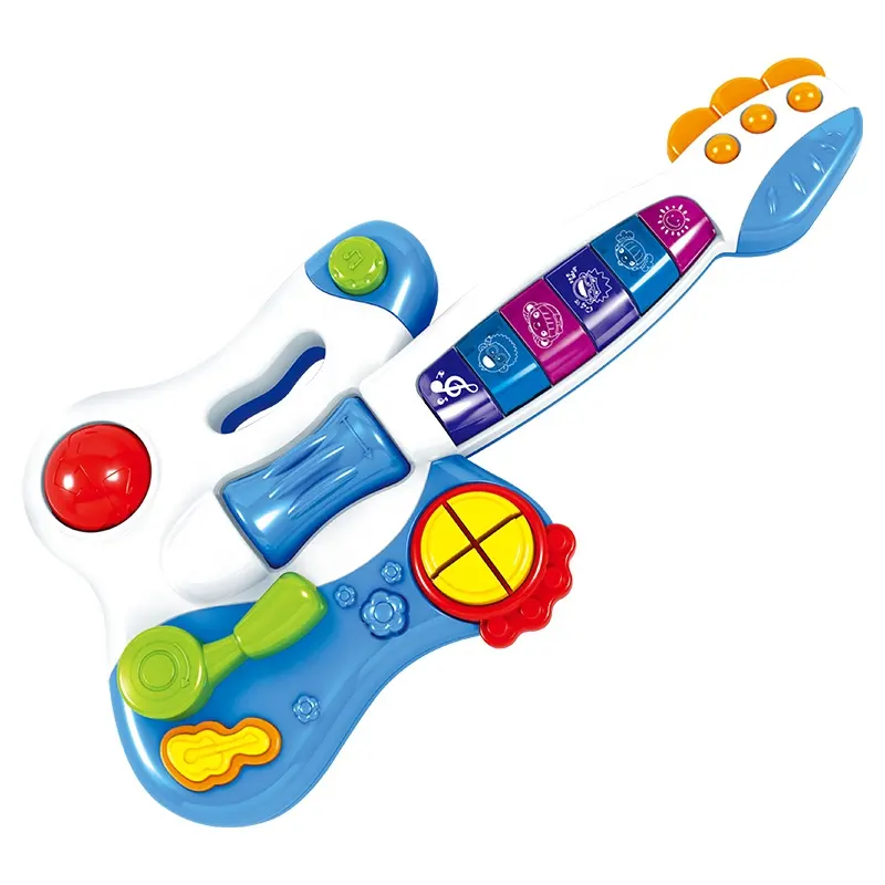 CPC strumenti bambino giocattoli strumento Musical De Juguete rockin 'light Up bambino chitarra