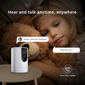 Cámara de seguridad interior con visión nocturna Wifi CCTV Monitoreo Estilo domo y opción de almacenamiento de tarjeta de memoria Sensor CMOS - Product Image 3