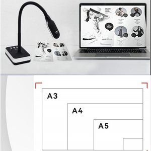 Visualizzatore documento telecamera presentatore visivo per formazione di classe