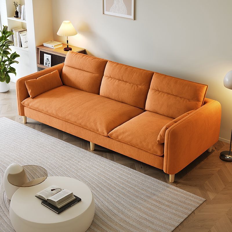 Style éponge orange corail (velours premium)
