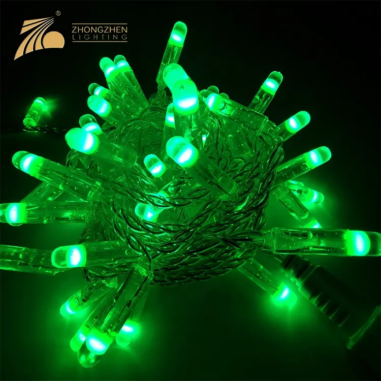 Tiết Kiệm Năng Lượng Holiday Trang Trí Chiếu Sáng IP65 6W PVC Dây Đỏ Xanh Vàng Xanh Hồng LED String Lights