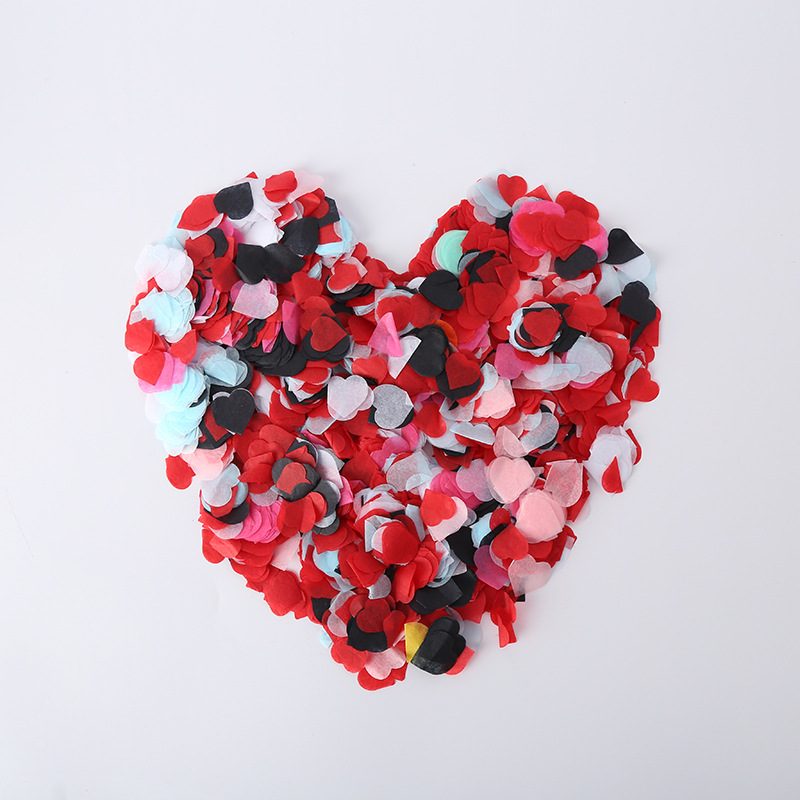 colorful 3cm colored heart