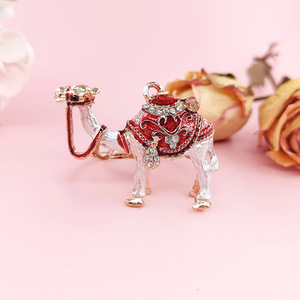 ダイヤモンドキャメルキーチェーン観光工芸品アラビア風キーリングモロッコペンダントシルクロードギフト - Product Image 1