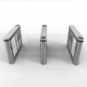 RFID lettore di schede di riconoscimento facciale di controllo di accesso della folla di controllo di sicurezza del cancello d'ingresso del tornello pedonale dell'oscillazione della barriera - Product Image 6