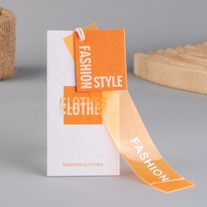 Recyclable Eco Friendly Cheap Cardboard Paper <strong>Custom</strong> logo <strong>Printing</strong> Garment Swing <strong>Tags</strong> Hangtags Hang <strong>Tag</strong> for Clothing Own Logo - Product Image 4