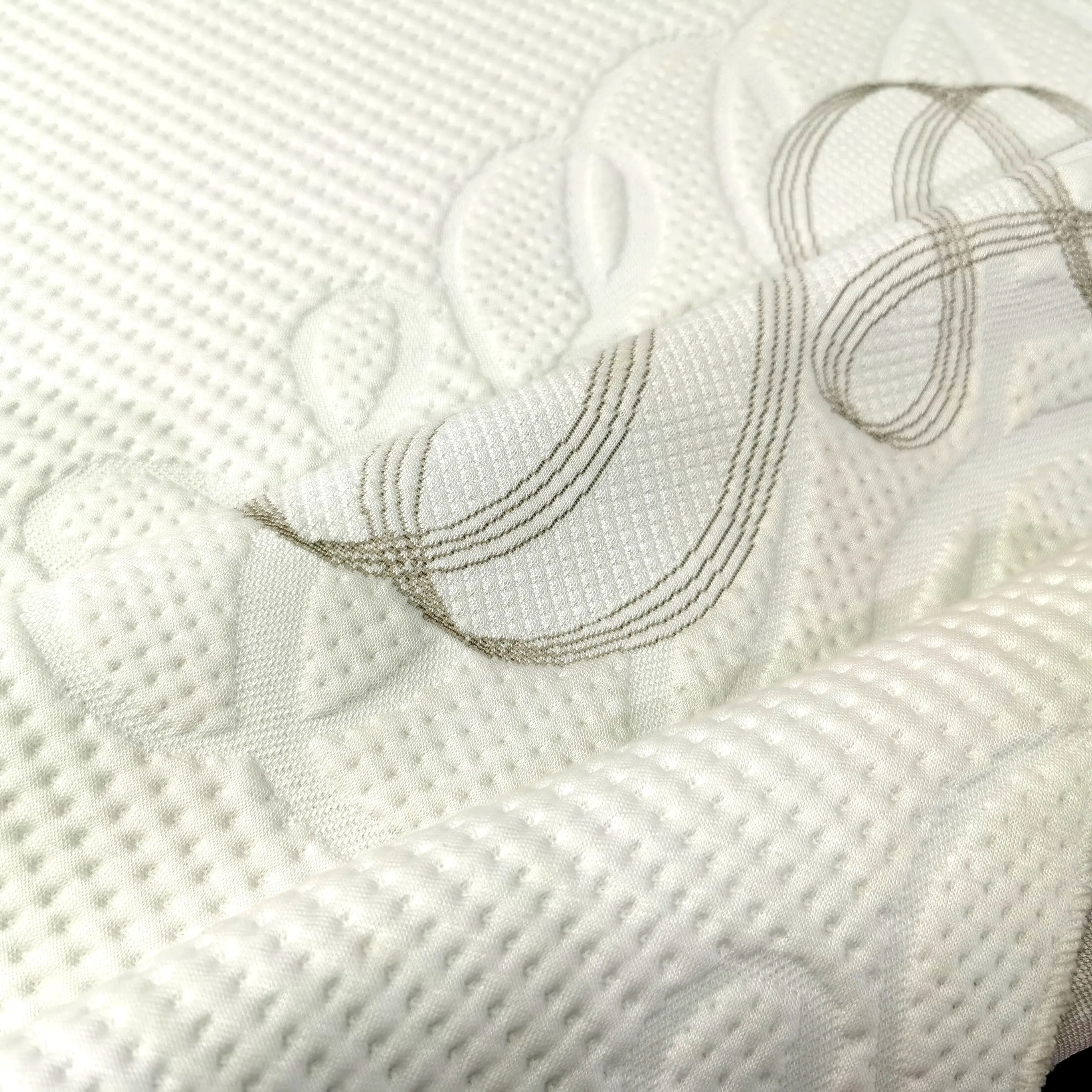 2022 mais novo design de tecido de malha hangzhou, estilo de criança, jacquard, viscose, colchão, tecido de acolchoamento