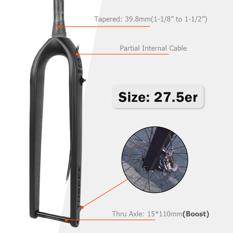 Black 27.5inch-Axle15*110boost