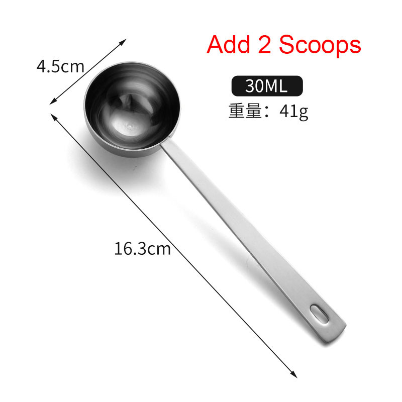Cuchara de proteína en polvo Silver-30g