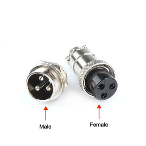 GX12 GX16 2 3 4 5针直角印刷电路板安装公航空连接器 - Product Image 4