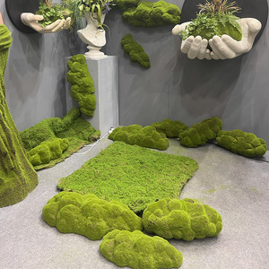 工場直送シミュレーションモスブロック造園装飾シミュレーションモス芝生植毛オーナメント - Product Image 3