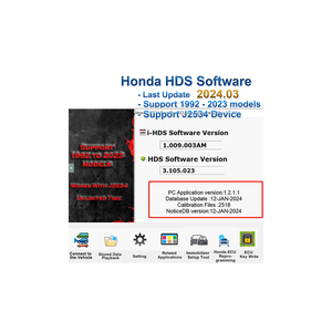 Última actualización para Honda HDS Software Online Service Support ECU Programación para el sistema de diagnóstico HONDA/ACURA