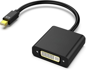 迷你显示端口至DVI电缆镀金迷你DP至DVI公对母适配器 - Product Image 1