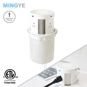 Retractable <strong>Socket</strong> <strong>with</strong> USB C Charger and Wireless Charger and US <strong>Socket</strong> - Product Image 1