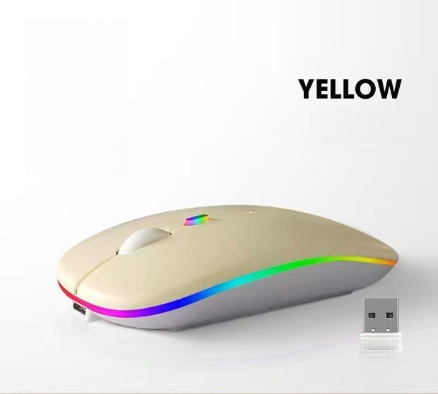 Rechargeable light-emitting single-mode wireless, yellow.
