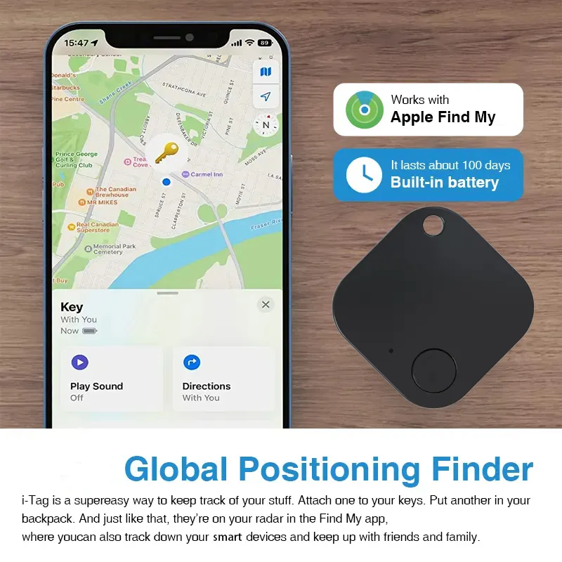 KERUI Anti-Lost-Diebstahl-Gerät Alarm Bluetooth Fernbedienung GPS Alarm GPS-Tracker Ortungsgerät Kind Haustiertüte Brieftasche Schlüsselfinder Telefonfinder