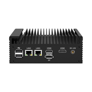 N100 Mini Industrial <strong>Computer</strong> Fanless 2LAN Host Intel Linux DDR4 EU/UK/CN/US Plug 3*Displa NUC <strong>Portable</strong> IPC Nano PfSense - Product Image 1