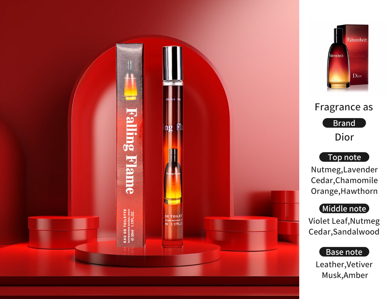 Flamme tombante