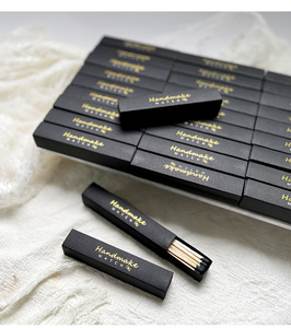 Özel kişiselleştirilmiş kağıt karton kırmızı Matchbox düğün Matchsticks kibrit kutusu ahşap maçlar ile - Product Image 4