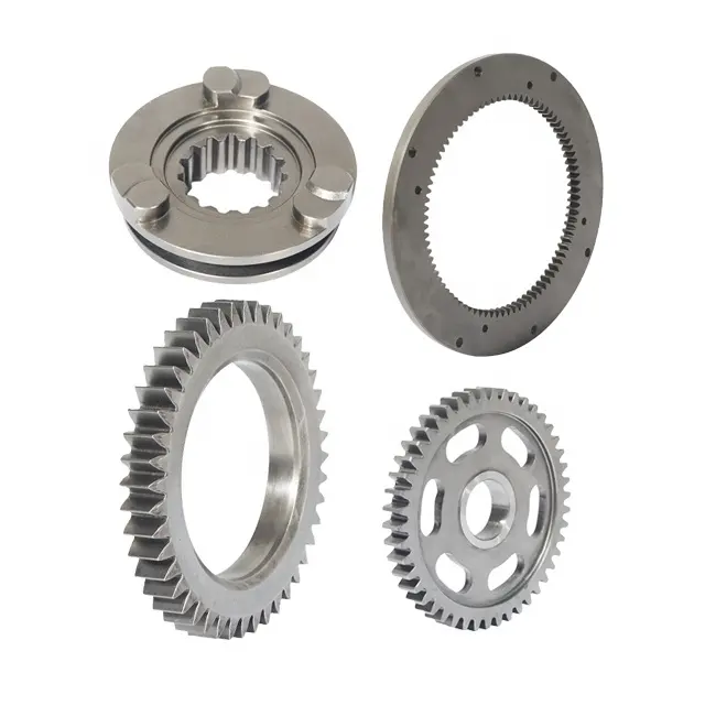 Metallo di alta precisione di lavorazione sun gear planetario anello bevel pignone spur gear