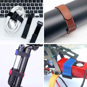 Eco-Friendly Reusable Cable Ties Self-Adhesive Velcroes <strong>Hook</strong> and <strong>Loop</strong> Fastener <strong>Elastic</strong> <strong>Strap</strong> with <strong>Hook</strong> and <strong>Loop</strong> Tape - Product Image 6