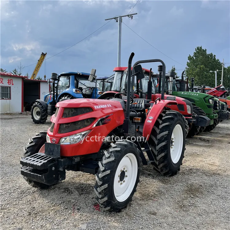 Tracteurs Yanmar d'occasion 70HP 4x4wd machine agricole à roues mini tracteur 4x4 d'occasion en vente