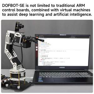 DOFBOT SE AI Vision Роботизированная рука, научная и инженерная игрушка, включает в себя пакет версий виртуальных машин для программирования ROS Python