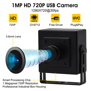 La Mini macchina fotografica digitale OV9712 di 1MP dell'elp 1280x720 MJPEG 30FPS UVC inserisce e gioca la macchina fotografica di web di USB per il lampone pi di linux, ubuntu win10 - Product Image 6