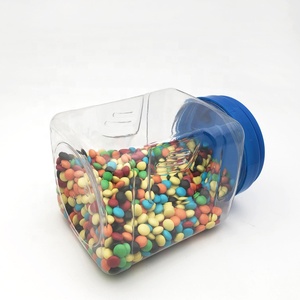 1000ml chiari contenitori di plastica vuoti di stoccaggio con i contenitori di plastica quadrati dei coperchi - Product Image 4