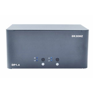 8k三重显示器显示端口1.4 HDR10 KVM交换机，带USB 3.2第二代热键VRR 32.4 Gbps带宽USB 3.0接口 - Product Image 3