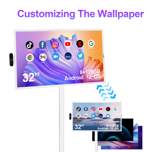 360SPB Best Big Tablet 32inch Video Player Touch Screen Rotatable Portable <strong>Tv</strong> Interactive Smart <strong>Tv</strong> With Battery Wifi Android - Product Image 5