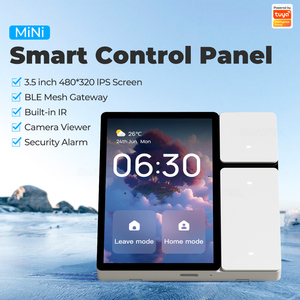 Smart Home 3Gang Infrarrojo WIFI + Bluetooth Gateway Interruptor de control remoto Pantalla táctil multifunción Smart Tuya Panel de control