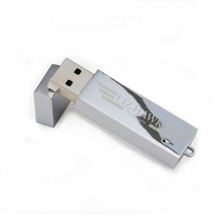 Chiavi di memoria all'ingrosso in metallo USB chiavette con portachiavi 2gb-16gb in acciaio inox usb pendrive