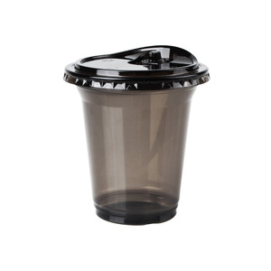 Factory Direct Sell Plastic <strong>Cups</strong> With Sip Through Lids Clear Tea Coffee Disposable Drink <strong>Cups</strong>