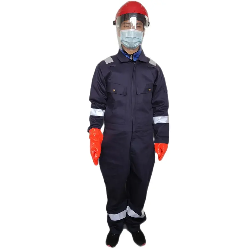 プロの反射防止オーバーオール耐火難燃性カバーオール消防士安全作業服