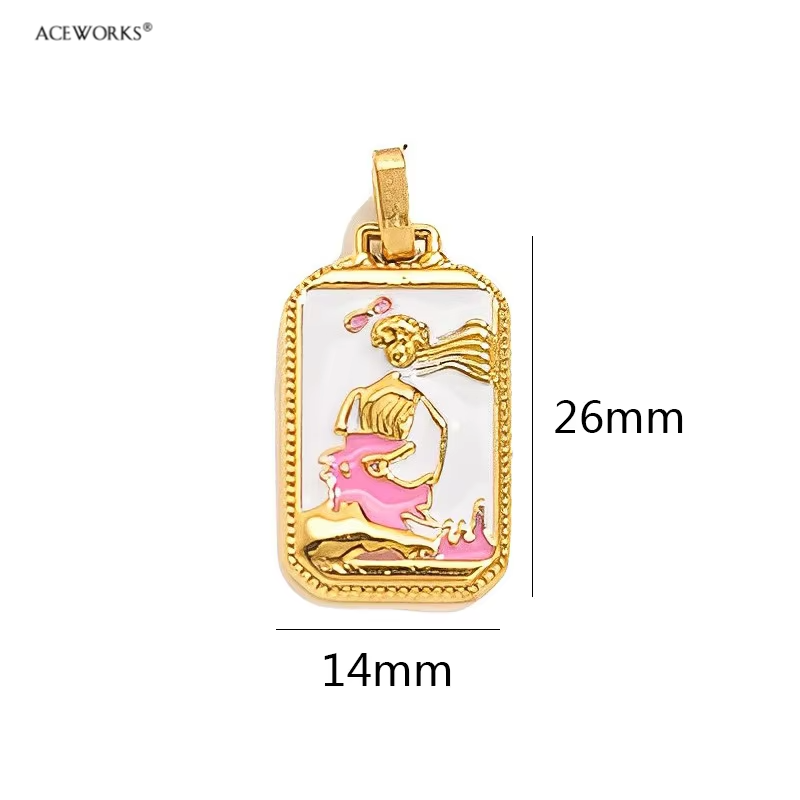 Goddess Charm (The Star/Goddess) Gold