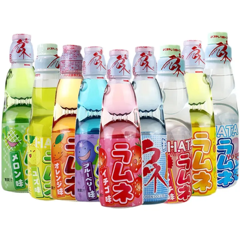 Popular Japón Sensación refrescante Varios sabores Agua con gas Soda Bebidas carbonatadas