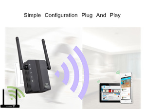 Mini <strong>Wireless</strong> Wifi Repeater 2.4Ghz 802.11n / g / B Wifi Range Extender Router Signal Booster with US EU Plug WD-R610U - Product Image 5