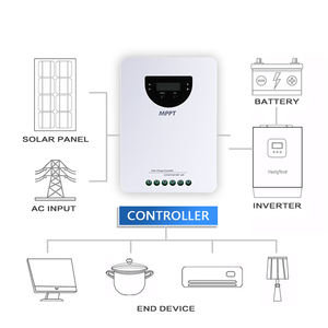 Solarthon 30A 180Amp caricabatterie 48V PWM 12V 24V Inverter con Controller Yiwu Jiangmen carica solare Controller MPPT tipo - Product Image 5