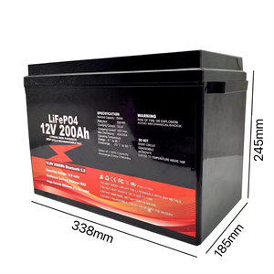 欧盟快速运输Lifepo4 12 V 100 Ah锂电池12伏24V 12伏锂/锂离子电池12 V 200Ah太阳能电池