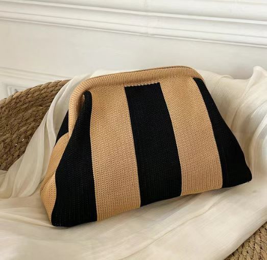 Black checkered thick stripes