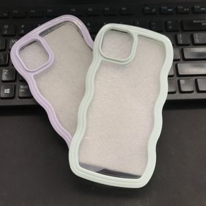 2025 dalga şekli bulut 2 In 1 kılıfları iPhone 16 için özel kapak için Ins telefon kılıfı özelleştirmek iPhone 16 için Pro max - Product Image 3